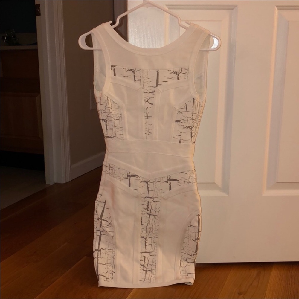 HOUSE OF CB WHITE DRESS XS